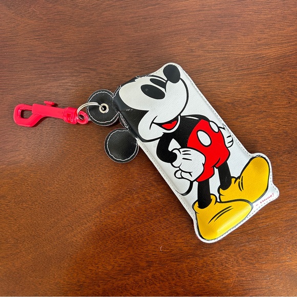 DISNEY Mickey Mouse Eye Glasses Case with Belt/Backpack Hook - Picture 6 of 6